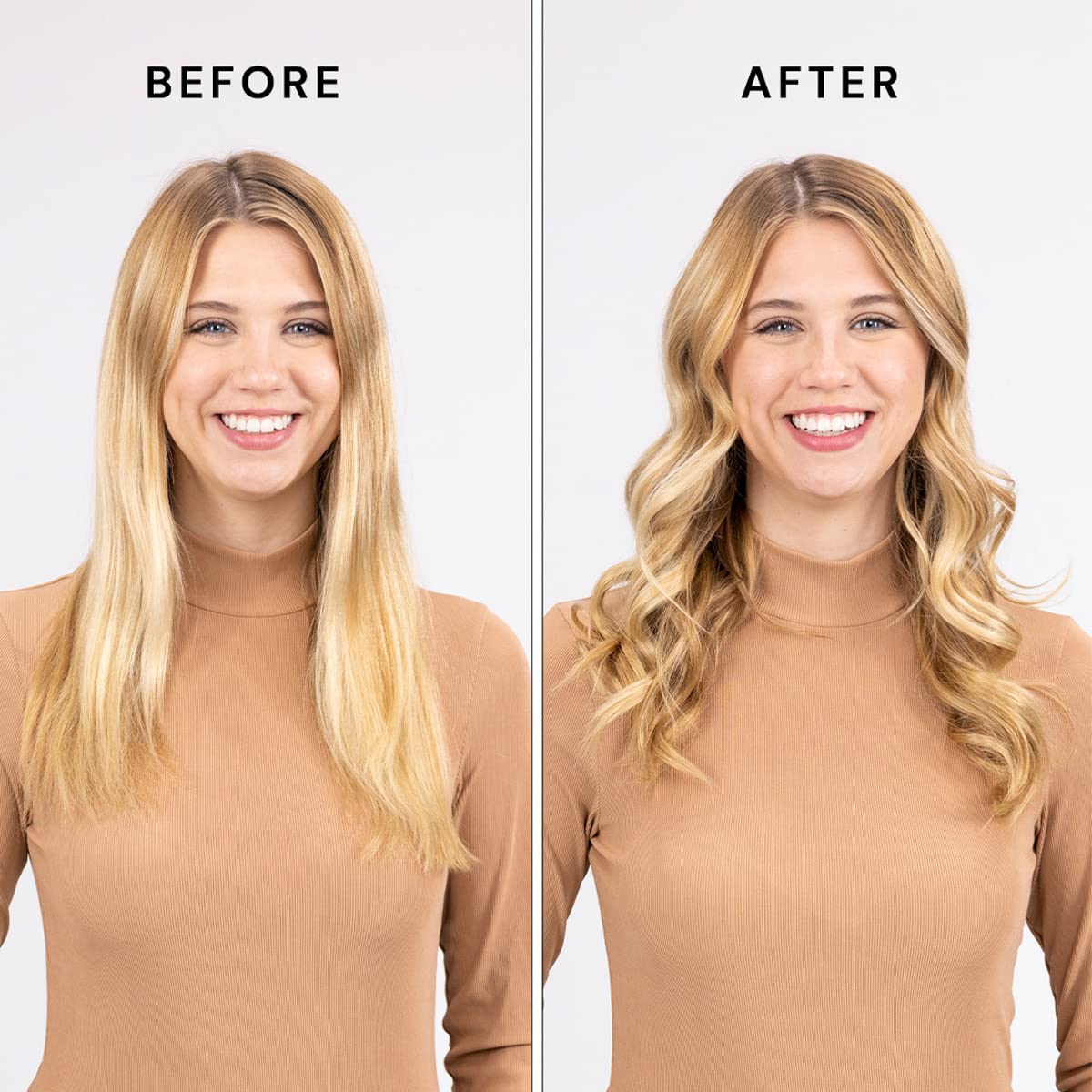 L'Ange Hair curling wand showing swivel cord and safety features