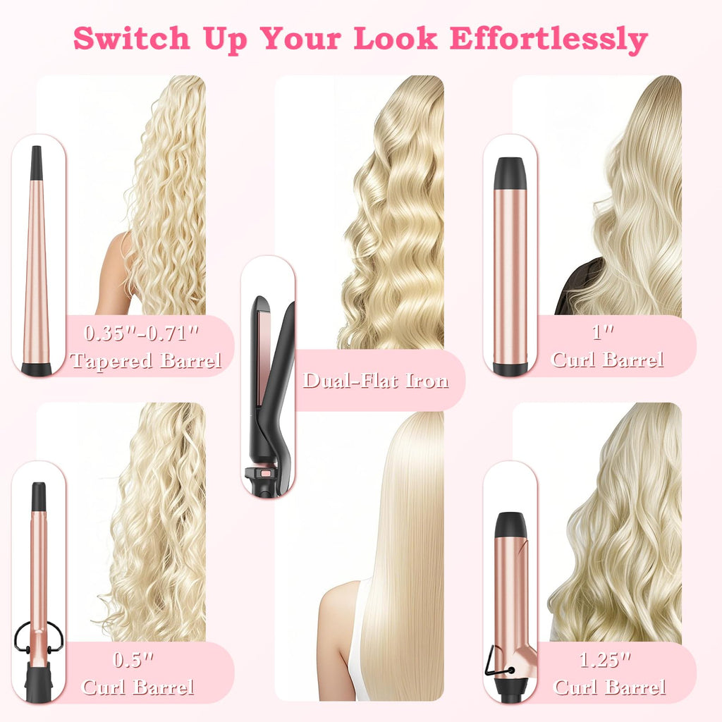Ufree professional hair straightener and curling wand kit