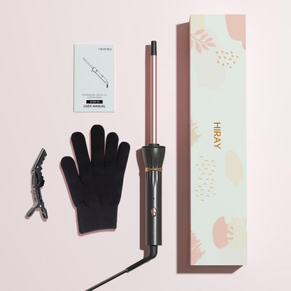 Hahahope compact curling wand travel friendly design