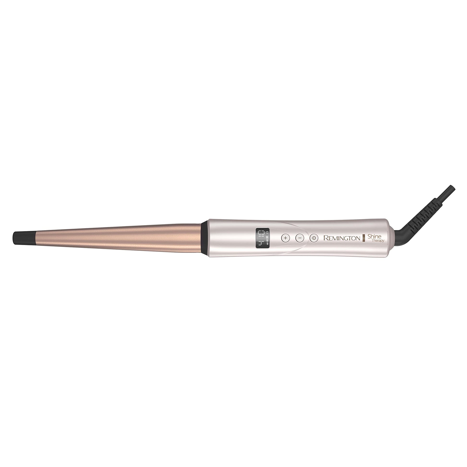 Remington Shine Therapy curling wand tapered barrel detail