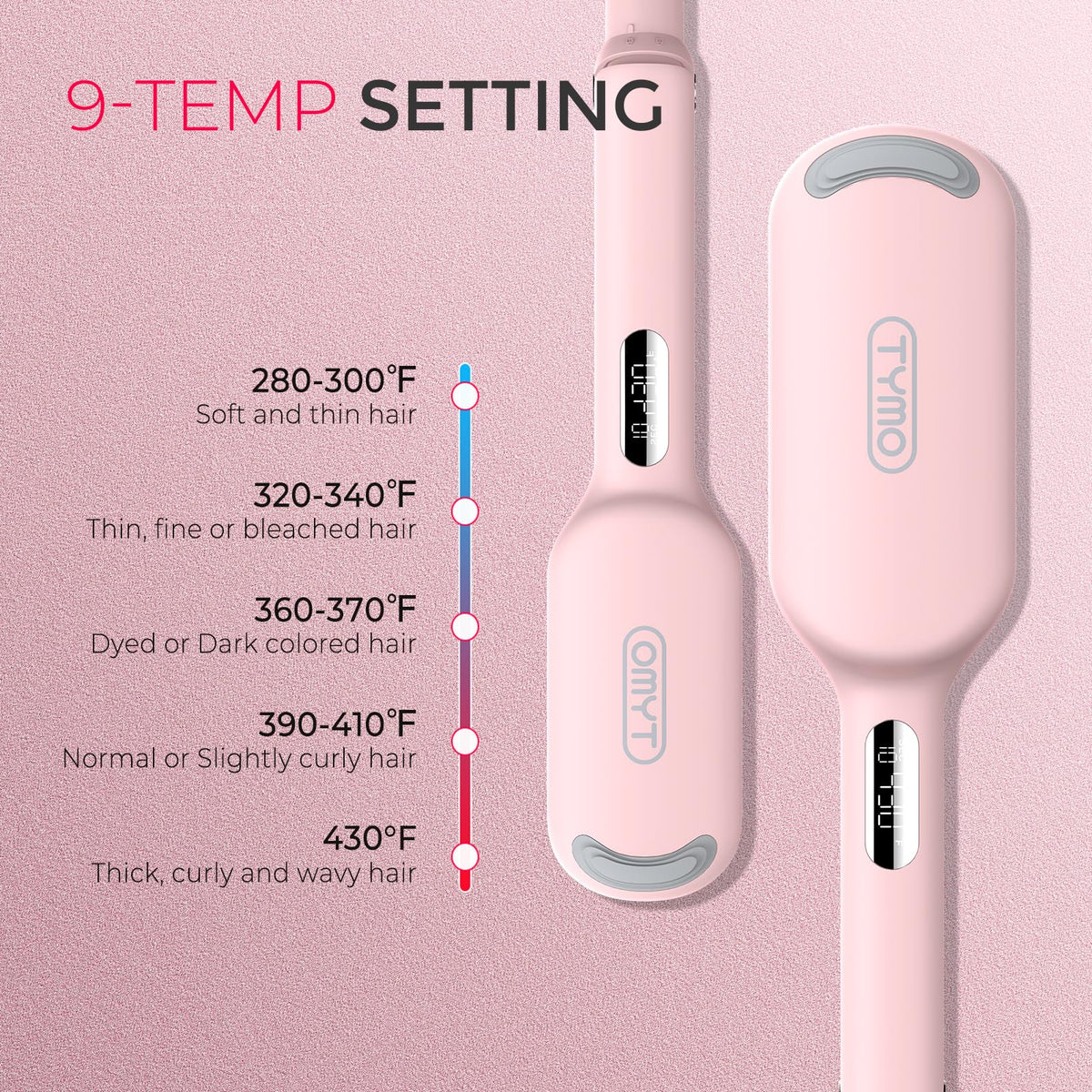 Tymo Rovy professional hair styling tool for mermaid waves