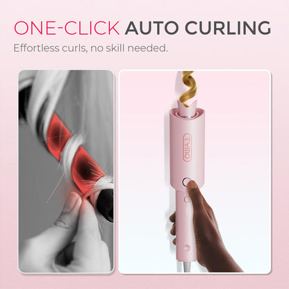 Tymo Curlpro 1 inch ceramic barrel close up