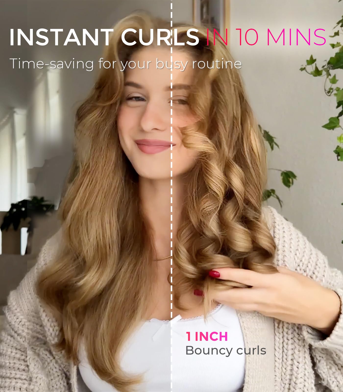 Tymo hair curler anti-scald safety design view
