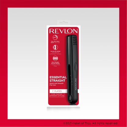 Packaging and Revlon flat iron unit