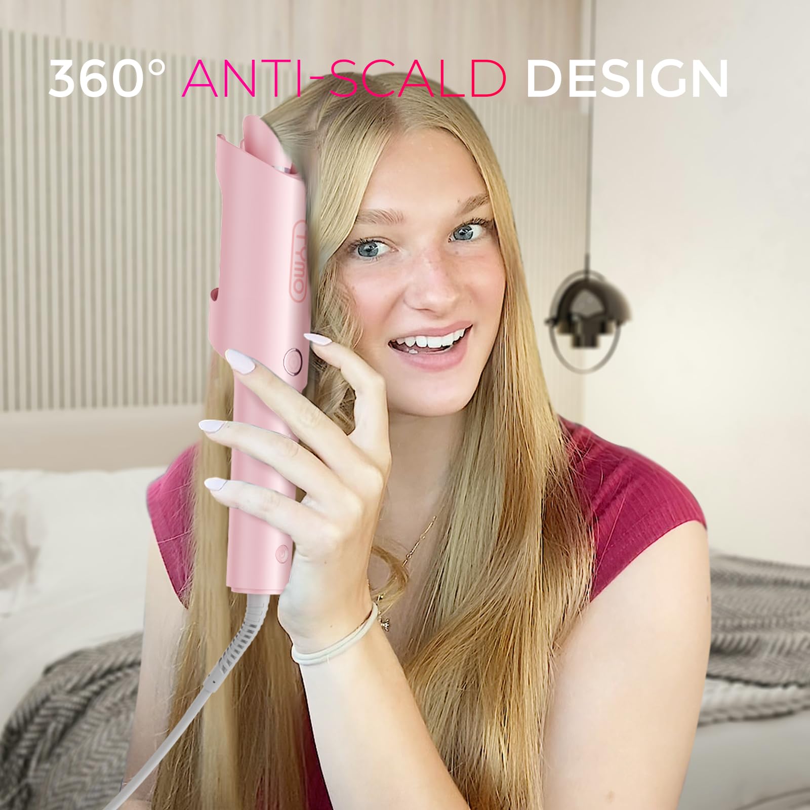 Tymo Curlpro hair guide and rotating mechanism detail