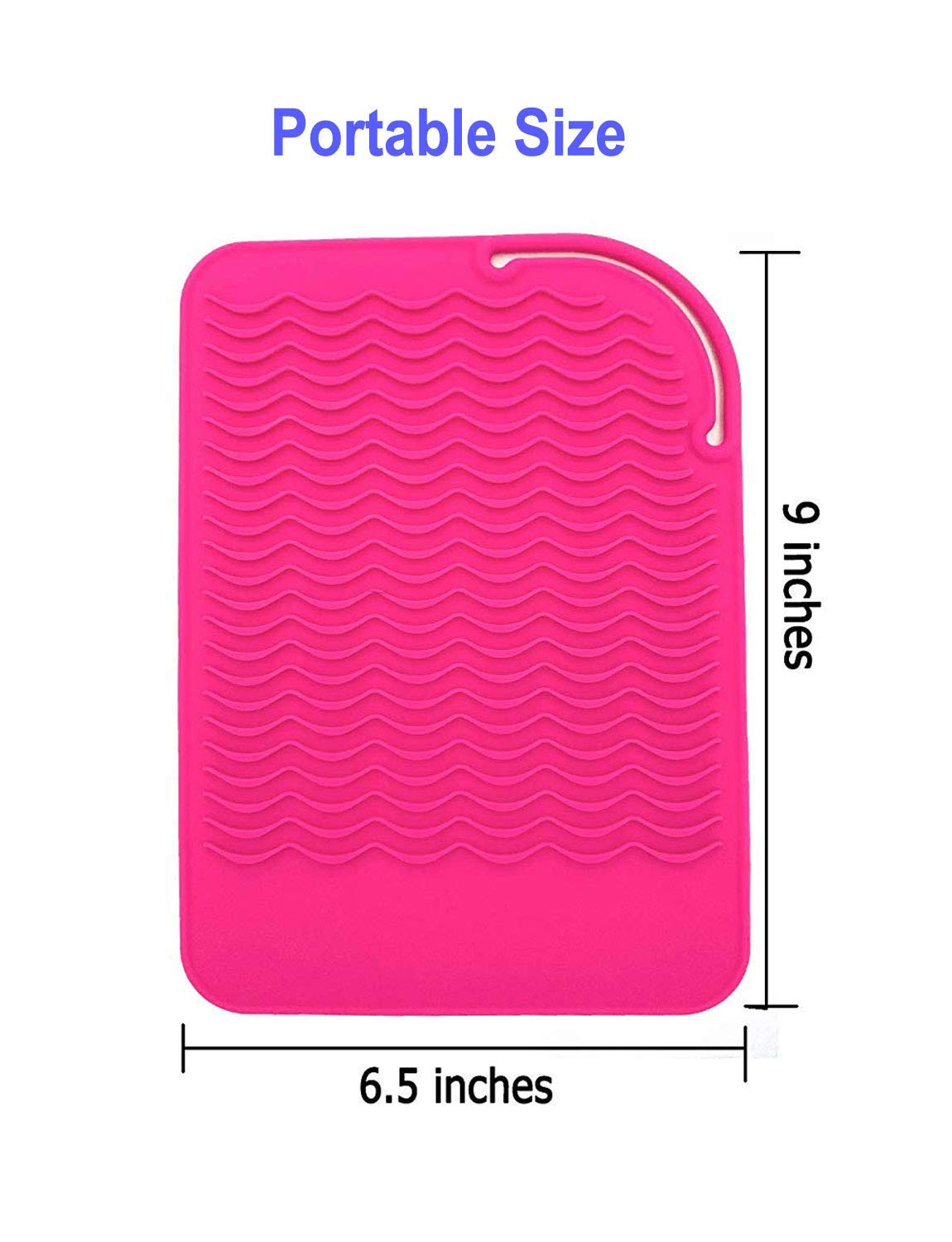 AFT90 heat resistant mat folded as a travel pouch for hair straighteners