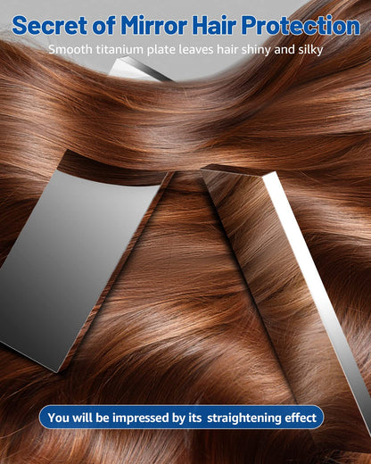 Detailed view of floating plates on 7MAGIC nano titanium straightener