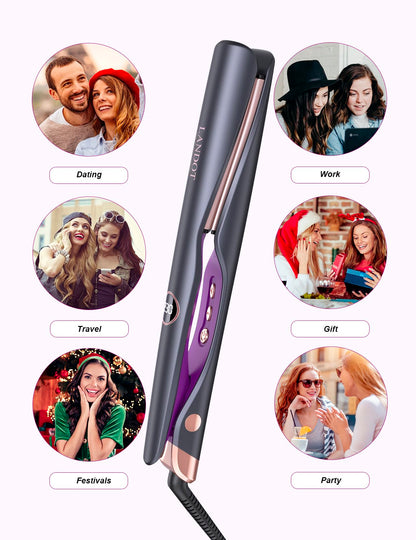 Packaging and contents of Landot 2-in-1 styling tool