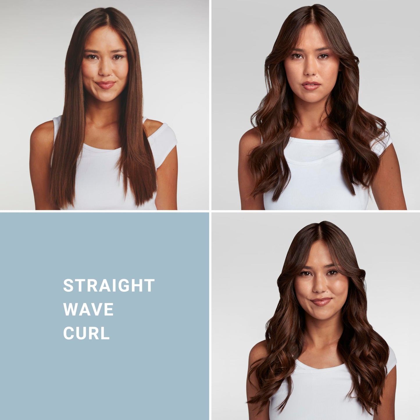 Professional hairstyling tool for curls and straightening