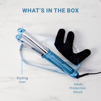 BaBylissPRO styling iron packaging and product details
