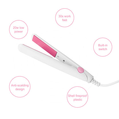 Lightweight travel size hair straightener for women