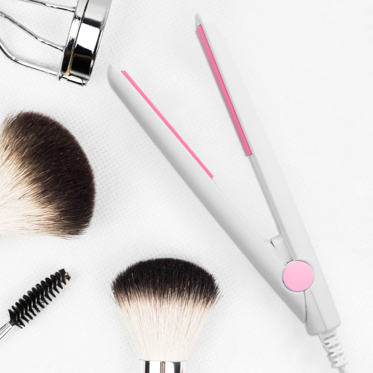 Gegong mini hair iron package including travel storage box