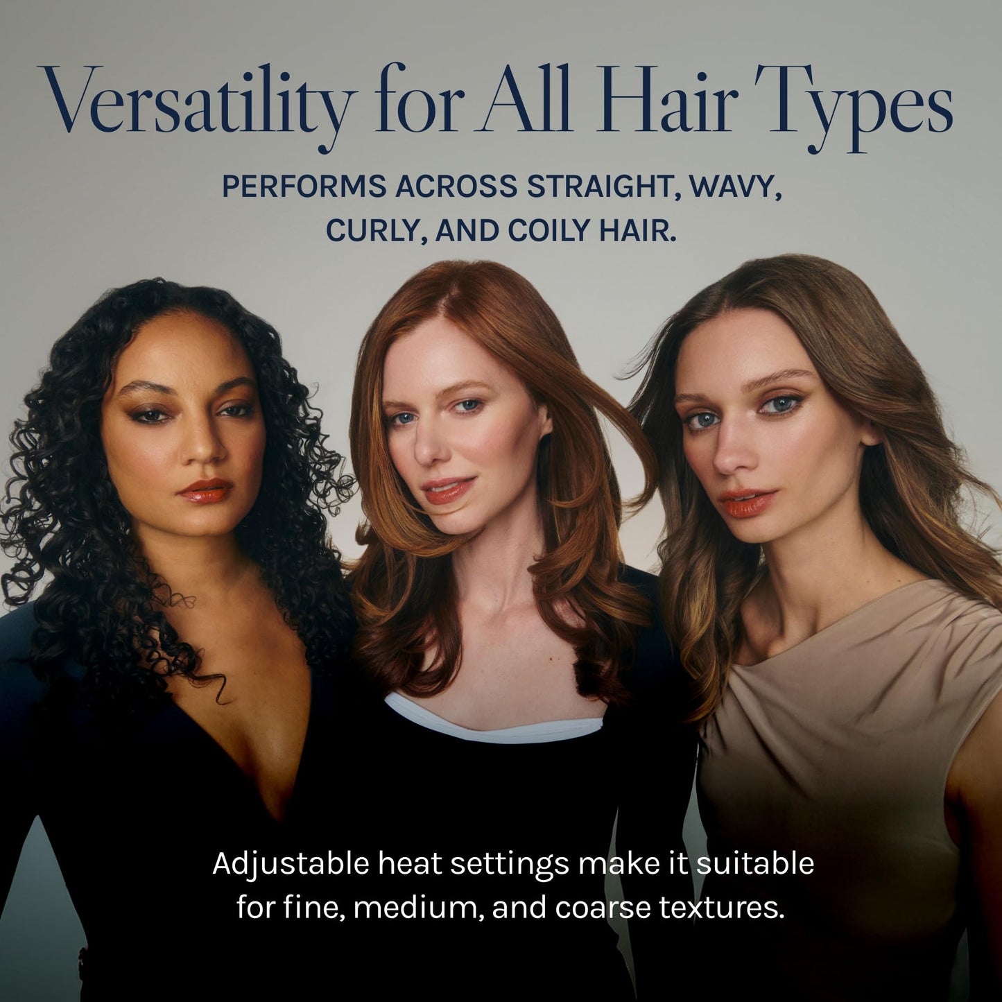 Stylist using Bio Ionic 10X to create waves on model