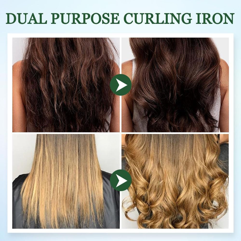 Generic 2 in 1 mini curling iron packaging and device