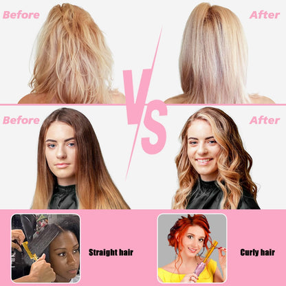 Professional hair straightener comb for natural hair