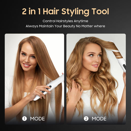 LYFDUW portable hair iron titanium plates close up