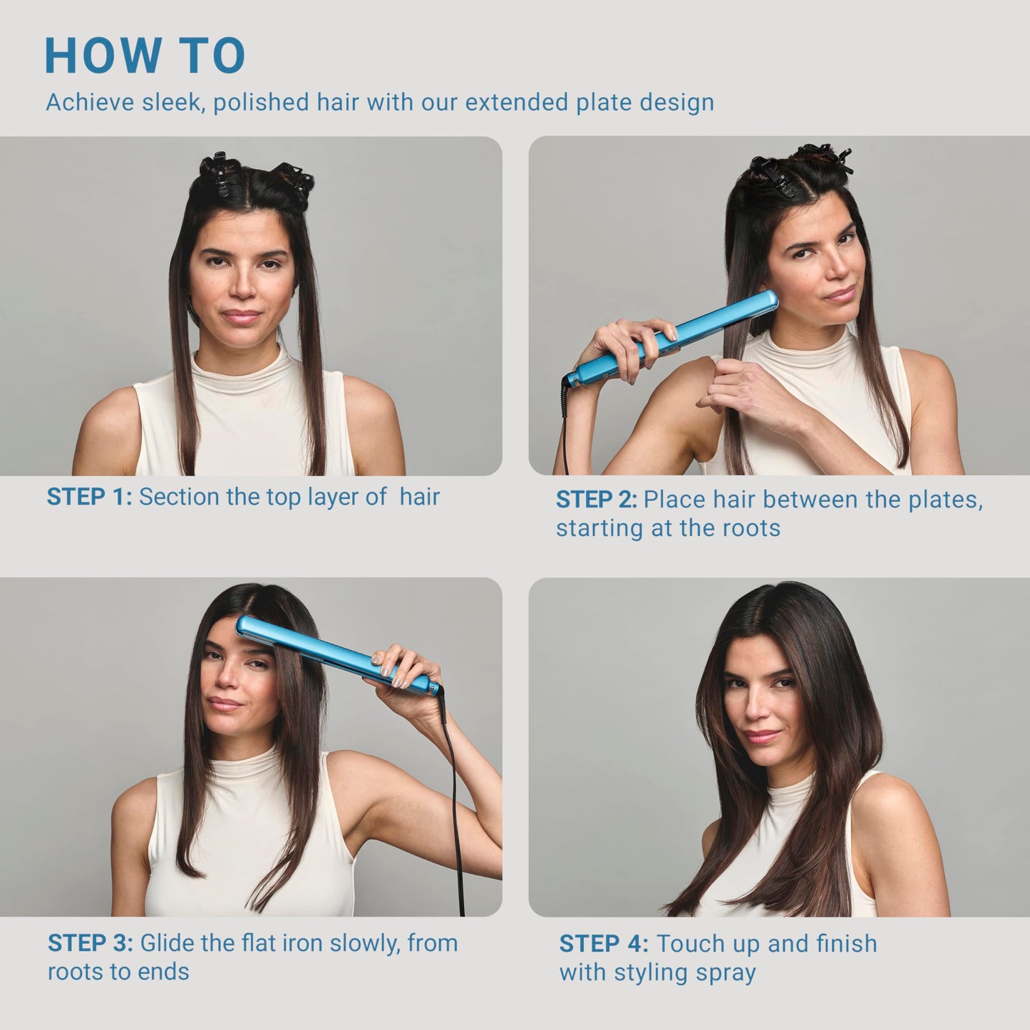BaBylissPRO hair straightener with swivel cord