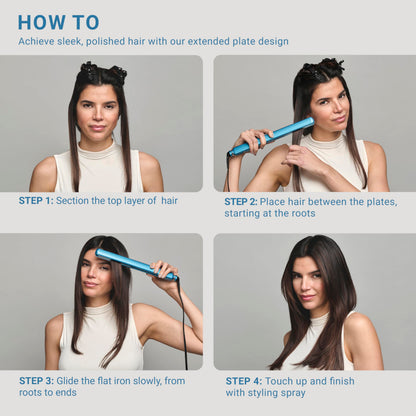 BaBylissPRO hair straightener with swivel cord