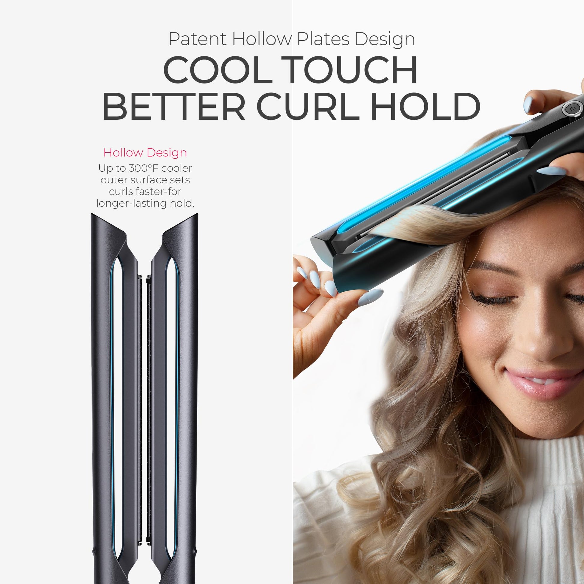 Tymo 2.0 professional straightener with 360 degree swivel cord