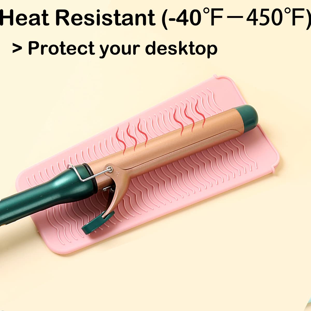 Uorneri silicone styling mat flat on a table