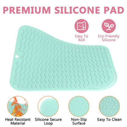 Close up of Wroruner silicone mat wave texture
