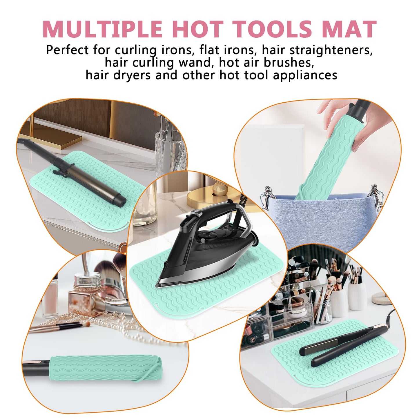 Wroruner heat resistant mat in travel luggage
