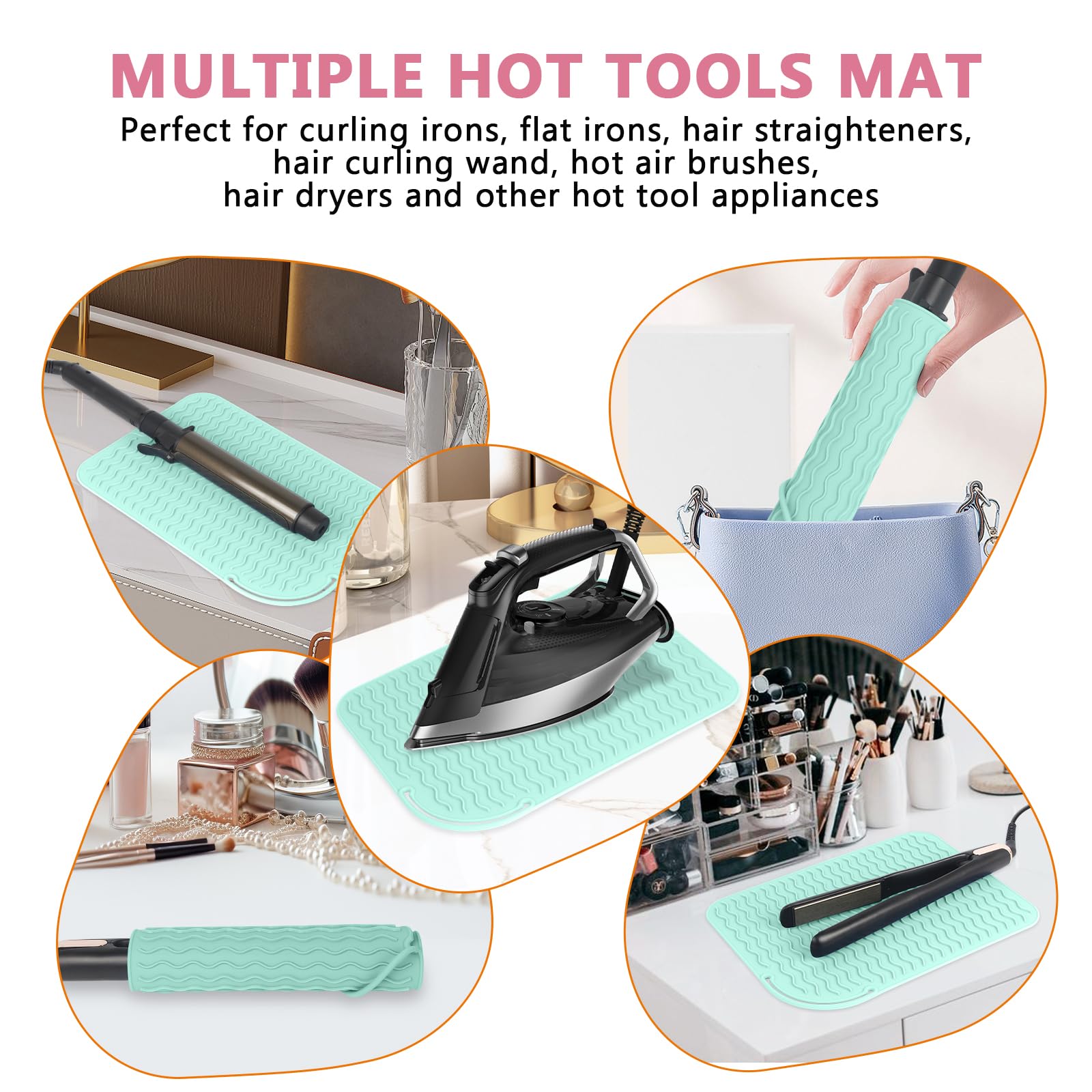 Wroruner heat resistant mat in travel luggage