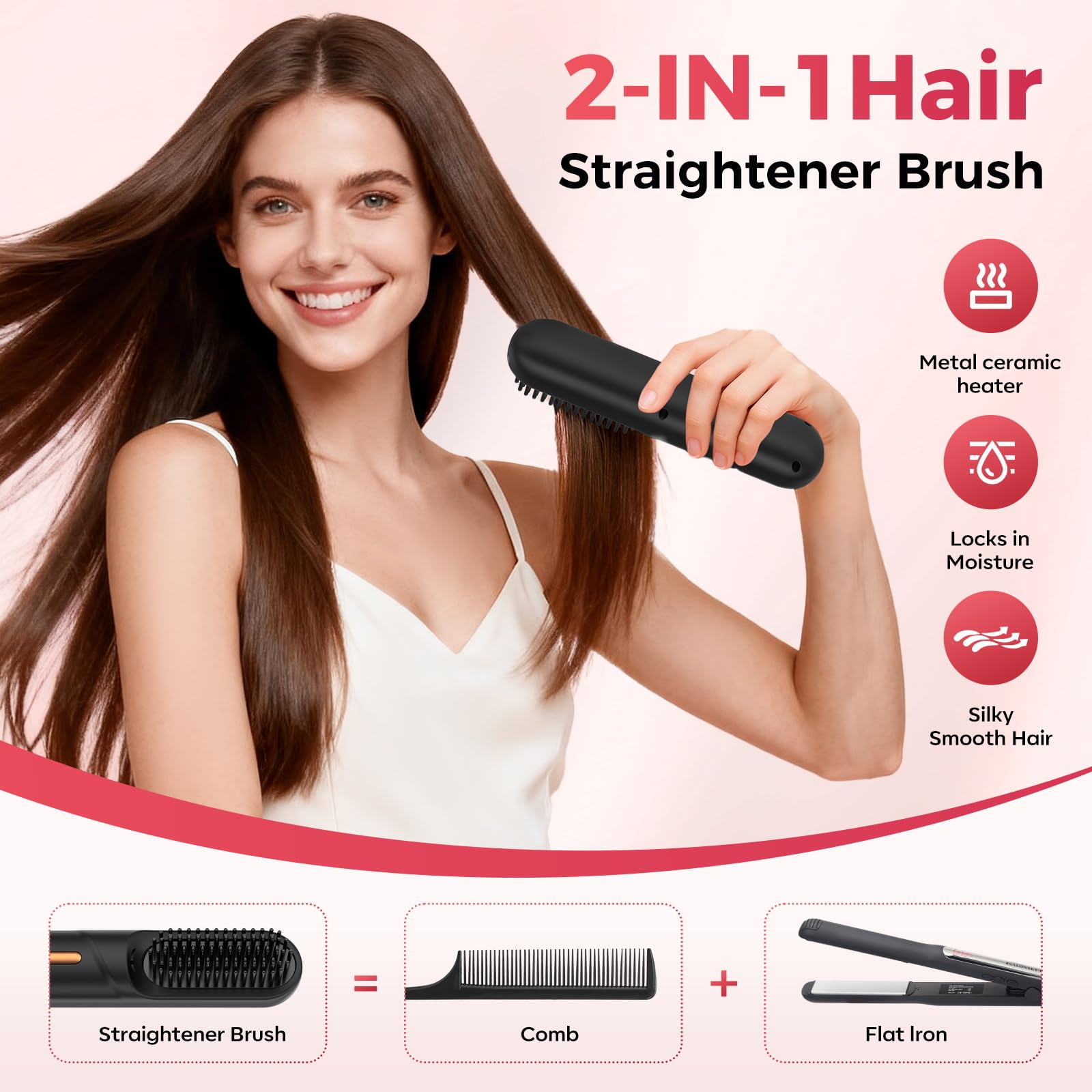 Close up of MCH ceramic bristles on Go Brush Pro