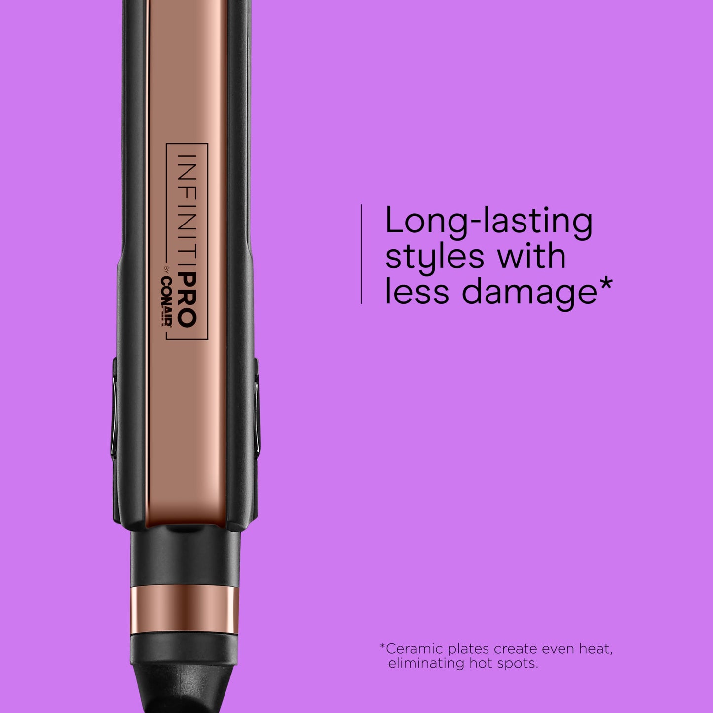 Infinitipro By Conair flat iron temperature control dial