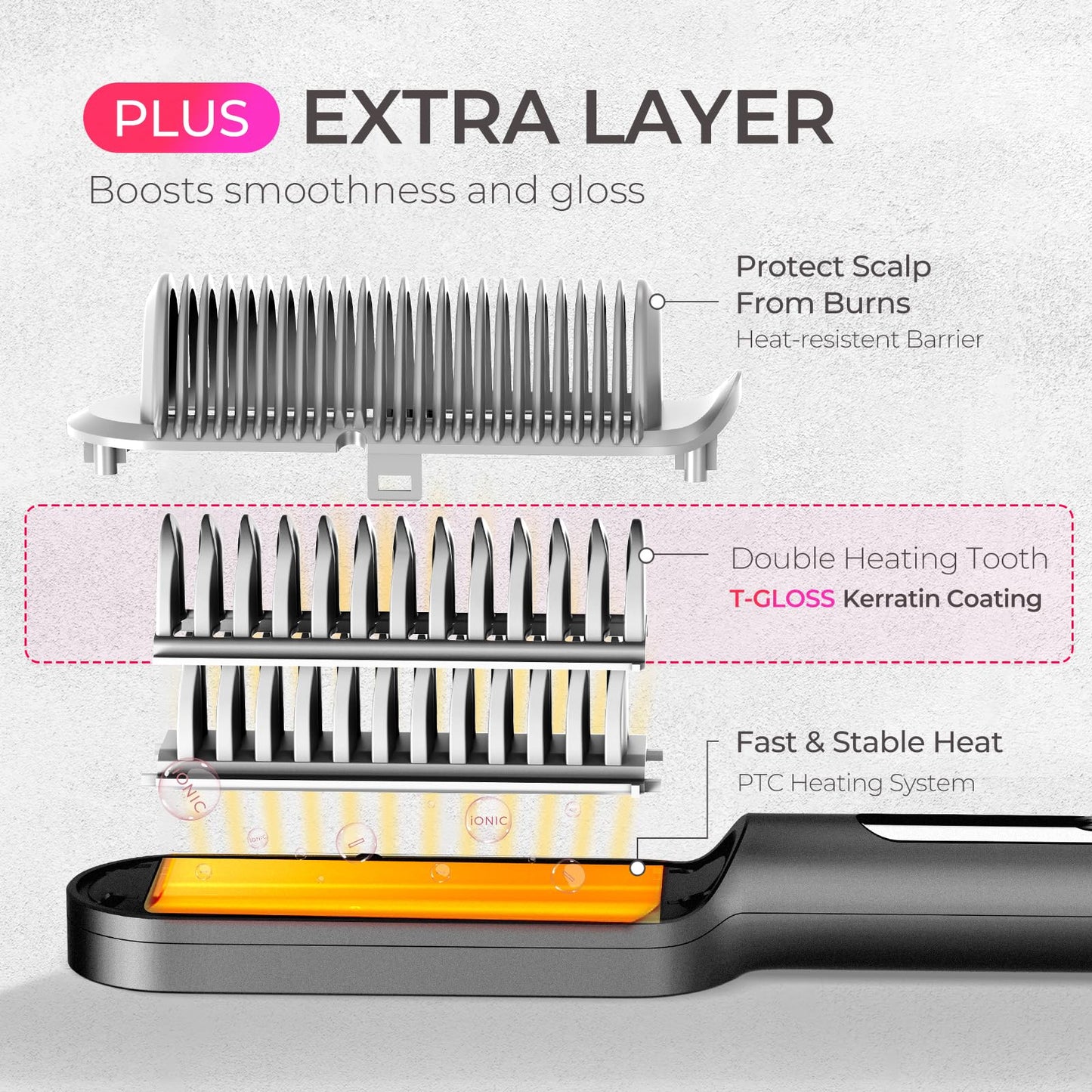 Tymo Ring Plus hair styling tool with heat protective glove