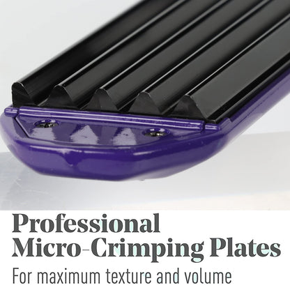 Side profile of purple MbHair volumizing crimper