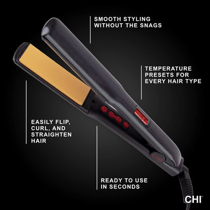 CHI G2 ceramic plates showing smooth surface for hair styling.