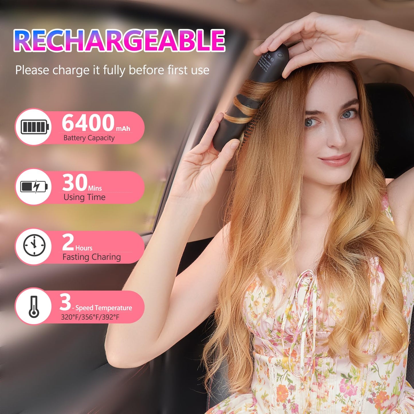 Studlly 2-in-1 hair styling tool with included hair accessories