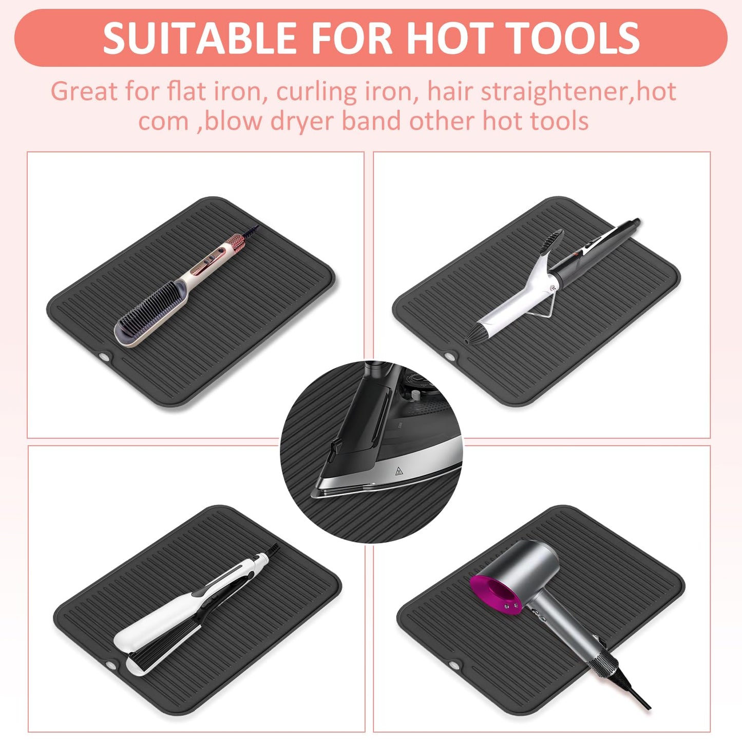 Close up of high quality heat resistant silicone texture