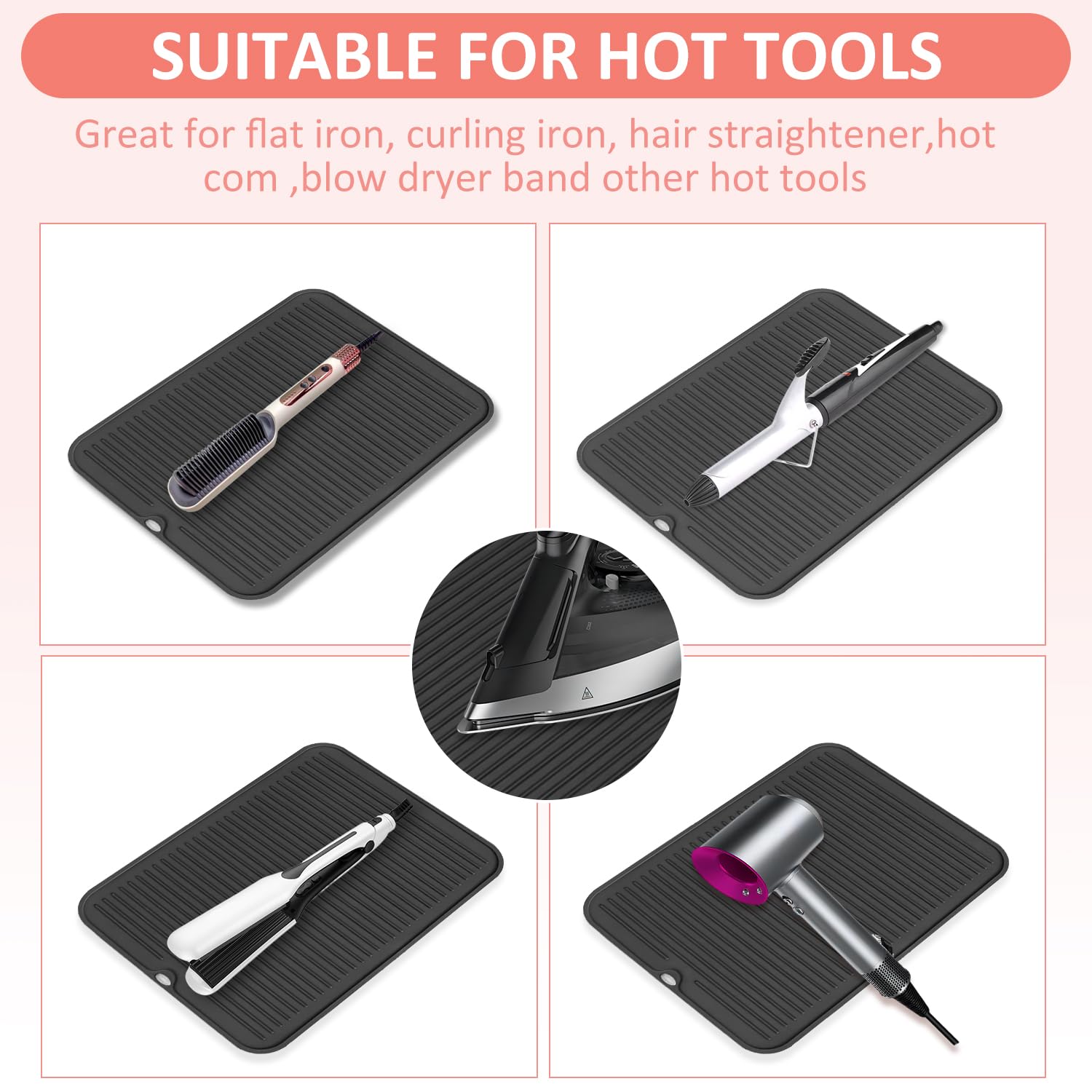 Close up of high quality heat resistant silicone texture