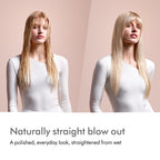 Dyson Airstrait styling modes wet and dry buttons
