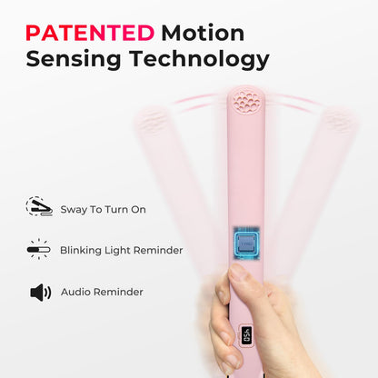 Tymo Sway straightener and curler showing anti-scald design