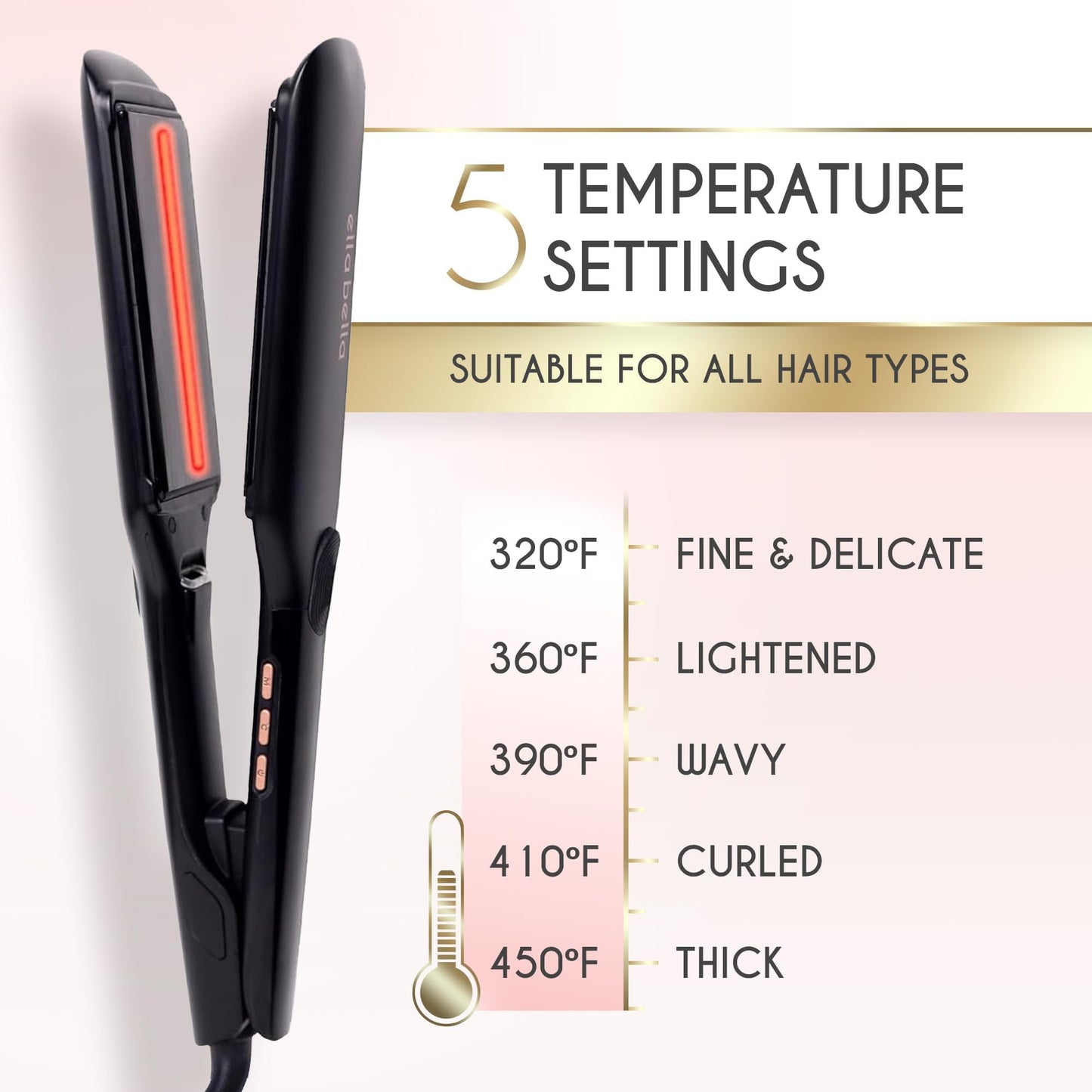Ella Bella hair styler with 360 degree swivel cord