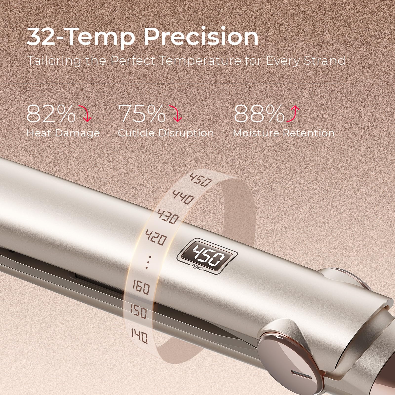 Tymo titanium hair straightener in travel packaging