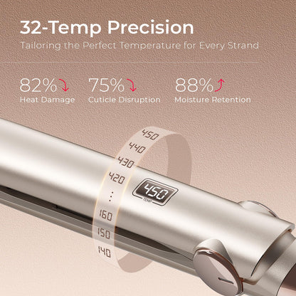 Tymo titanium hair straightener in travel packaging