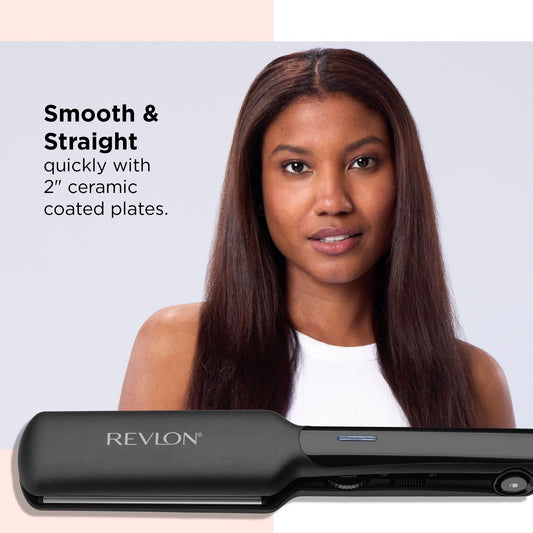 Revlon hair straightener wide plates detail
