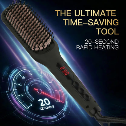 Megawise straightening brush digital temperature display