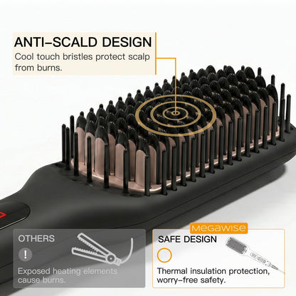 Megawise ionic hair brush packaging box
