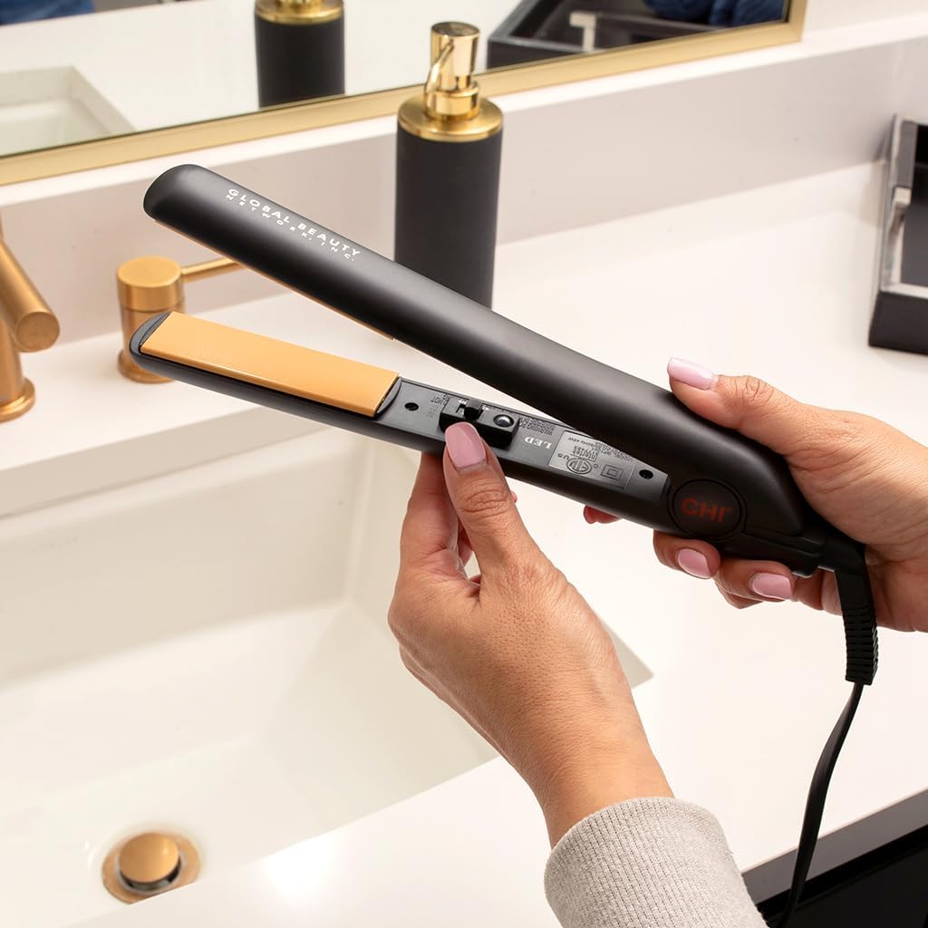 Side profile of CHI Original Ceramic Flat Iron with swivel cord