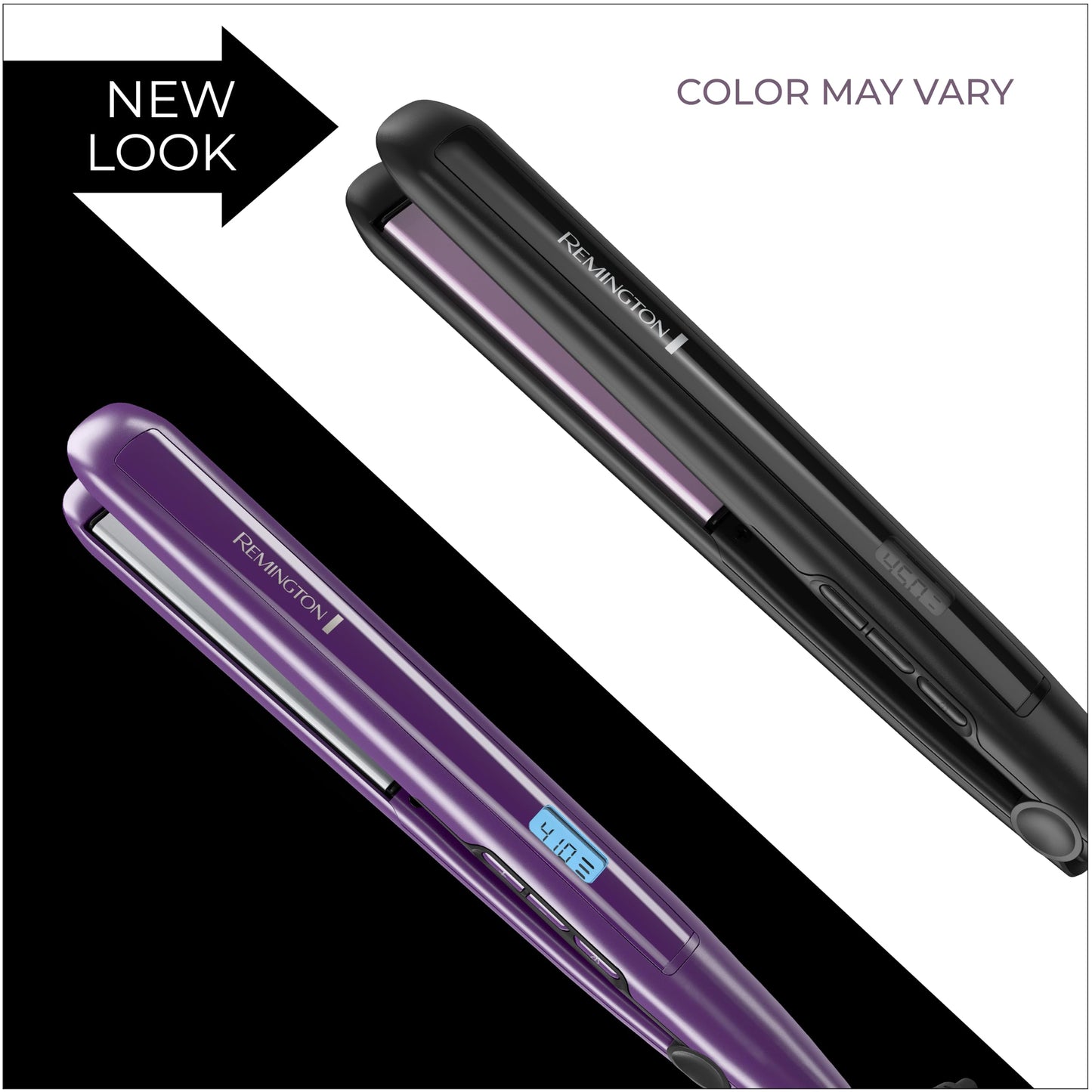 Remington 1 inch flat iron ceramic plates detail