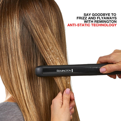 Close up of digital display on Remington hair styling tool