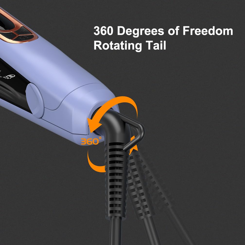 Underlayer root application demonstration of the JINRI volumizing hair brush for short thin hair