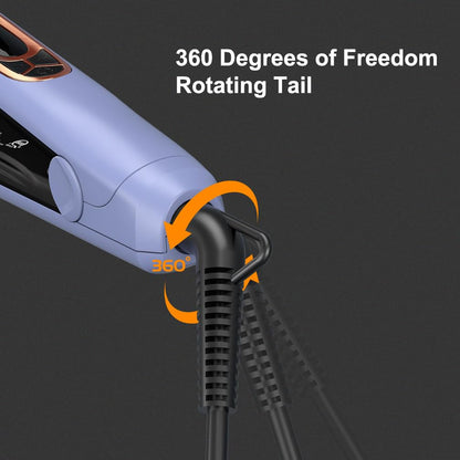 Underlayer root application demonstration of the JINRI volumizing hair brush for short thin hair
