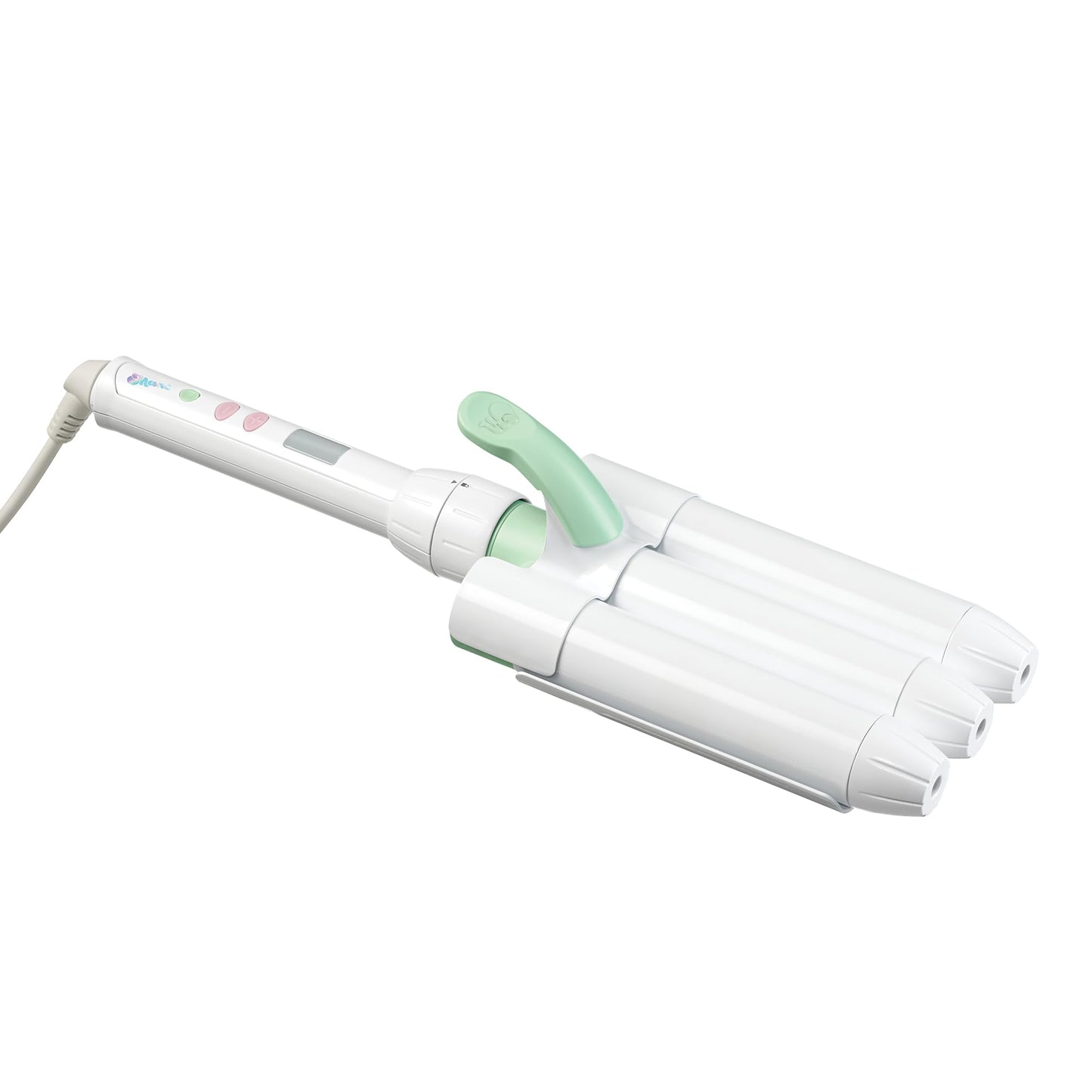 Mane 1.25 inch interchangeable hair waver showing clamp free design
