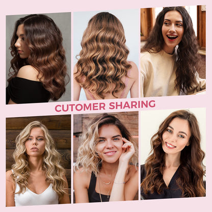 MiroPure mermaid hair waver showing 360 degree swivel cord and locking switch